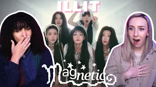 couple reacts to illit magnetic official mv