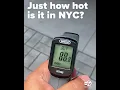 NYC heat wave Infrared thermometer shows sidewalks reaching nearly 160 degrees