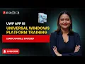UWP App UI Universal Windows Platform Training ZaranTech DotCom