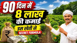 90 दिन में ₹8 लाख की कमाई इस खेती से! 🌱 Secret Formula | High Profit Farming Business