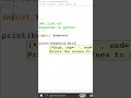 python trick to check all keywords in python