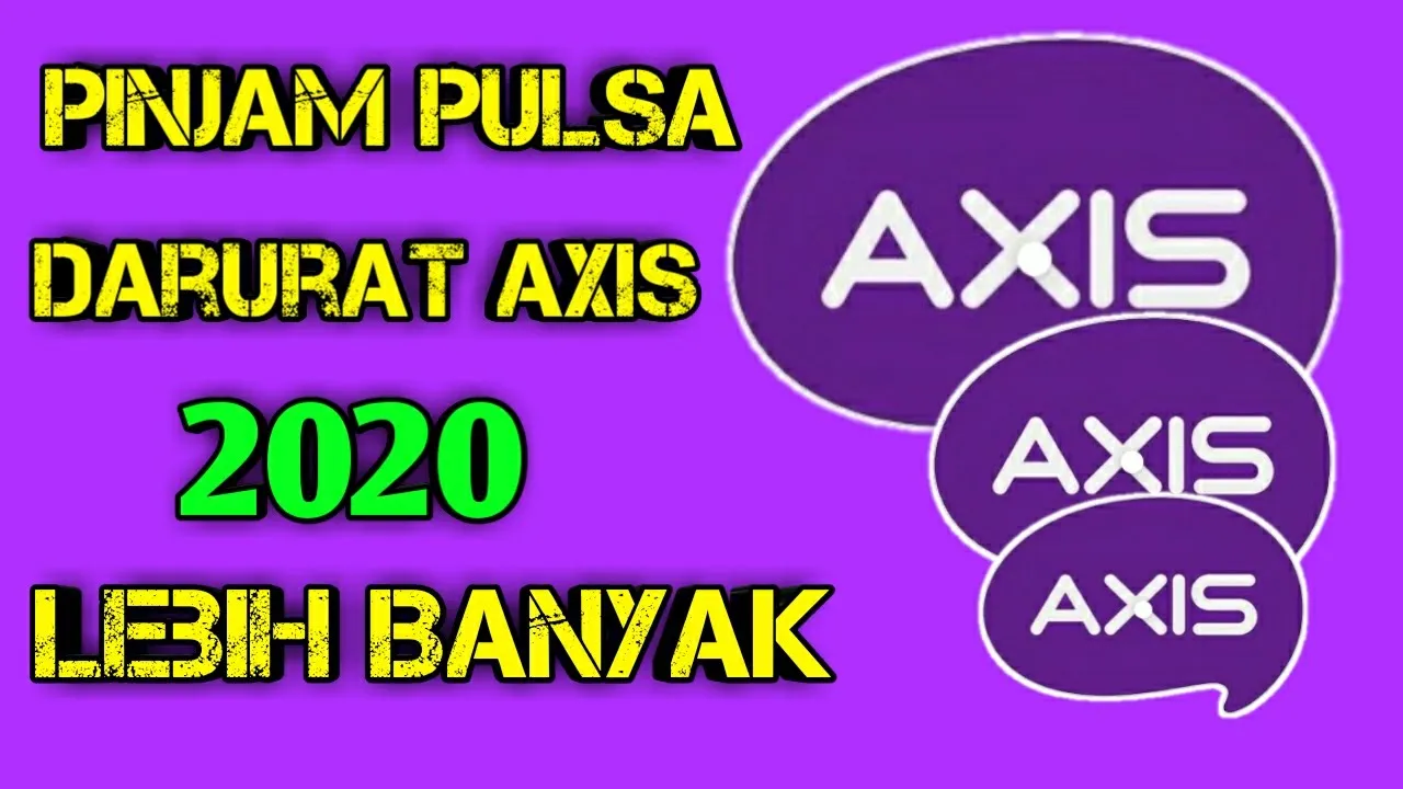 cara pinja pulsa axis terbaru