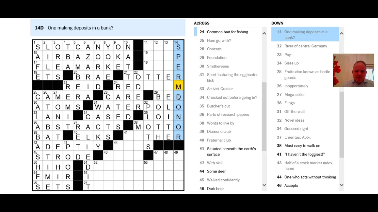 Solving the NYT Saturday puzzle