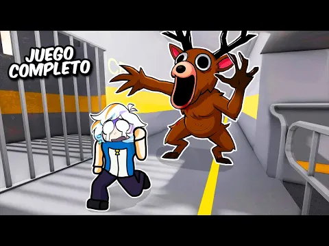 Video Thumbnail: ESCAPA DE LA PRISION DEL CIERVO MALVADO COMPLETO (99 NOCHES EN EL BOSQUE BARRY'S PRISON RUN ROBLOX)