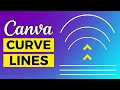How to Curve a Line in Canva