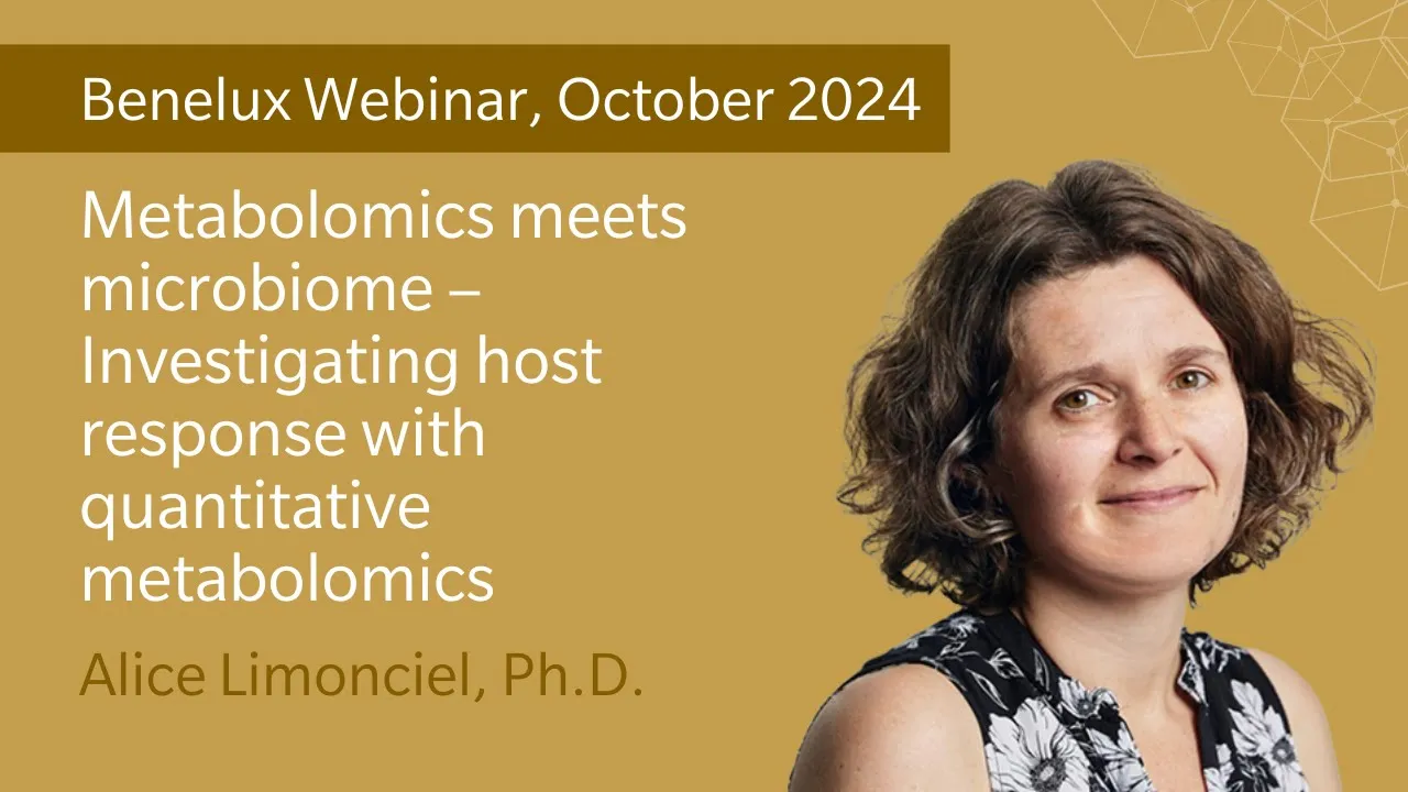 Metabolomics meets microbiome - Investigating host response with quantitative metabolomics