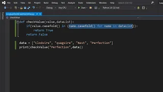 Check if a Value Exists in a List Using Python Case Insensitive