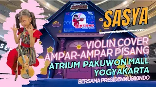 sasya violin cover ampar ampar pisang panggung pakuwon mall yogyakarta