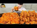 Download Lagu ASMR MUKBANG | Crispy Fried Chicken, Mala Xiang Guo, tteokbokki korean food eating sound !