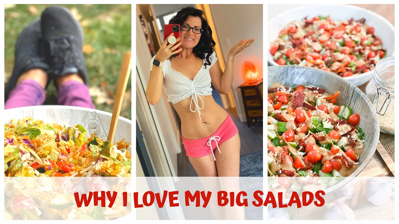 WHY I LOVE MY BIG SALADS    RAW VEGAN FOOD