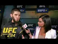 Islam Makhachev speaks after UFC 294 knockout of Alexander Volkanovski ESPN MMA