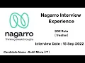 Nagarro interview experience 2022 Nagarro interview