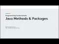 6 Java Methods Packages - Programming Fundamentals Farsi