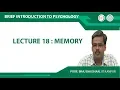 Lecture 18 Memory