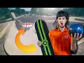 Download Lagu Insane Bowling Trick Shots in a SKATEPARK!