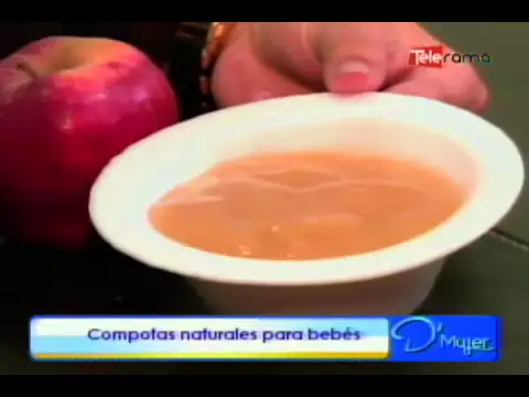 Compotas naturales para bebés
