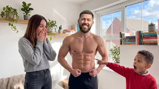 ¡Se transformó en 90 días para sorprender a su familia!
