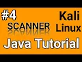 Kali Linux Java programming Read data using Scanner function new 2019 for beginners