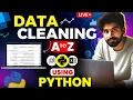 DATA CLEANING Using PYTHON for Data Analytics Data Science Machine Learning Project - LIVE