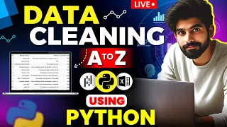 DATA CLEANING Using PYTHON for Data Analytics Data Science Machine Learning Project - LIVE
