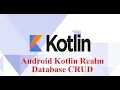 Realm Database for kotlin