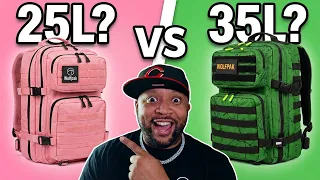 25L vs 35L Wolfpak backpack complete breakdown
