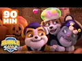 Download Lagu Rubble Rescues Halloween! w/ Wheeler \u0026 Charger | 90 Minutes | Rubble \u0026 Crew