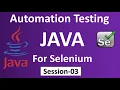 Automation Testing JAVA Session-3