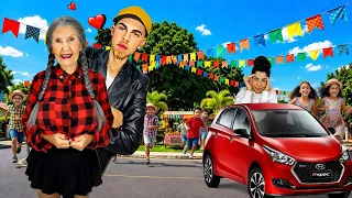 MINHA AVÓ NA FESTA JUNINA E NO DIA SEGUINTE
