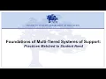 Mini-Module Series Foundations of Multi-Tiered Systems of Support Complete Set