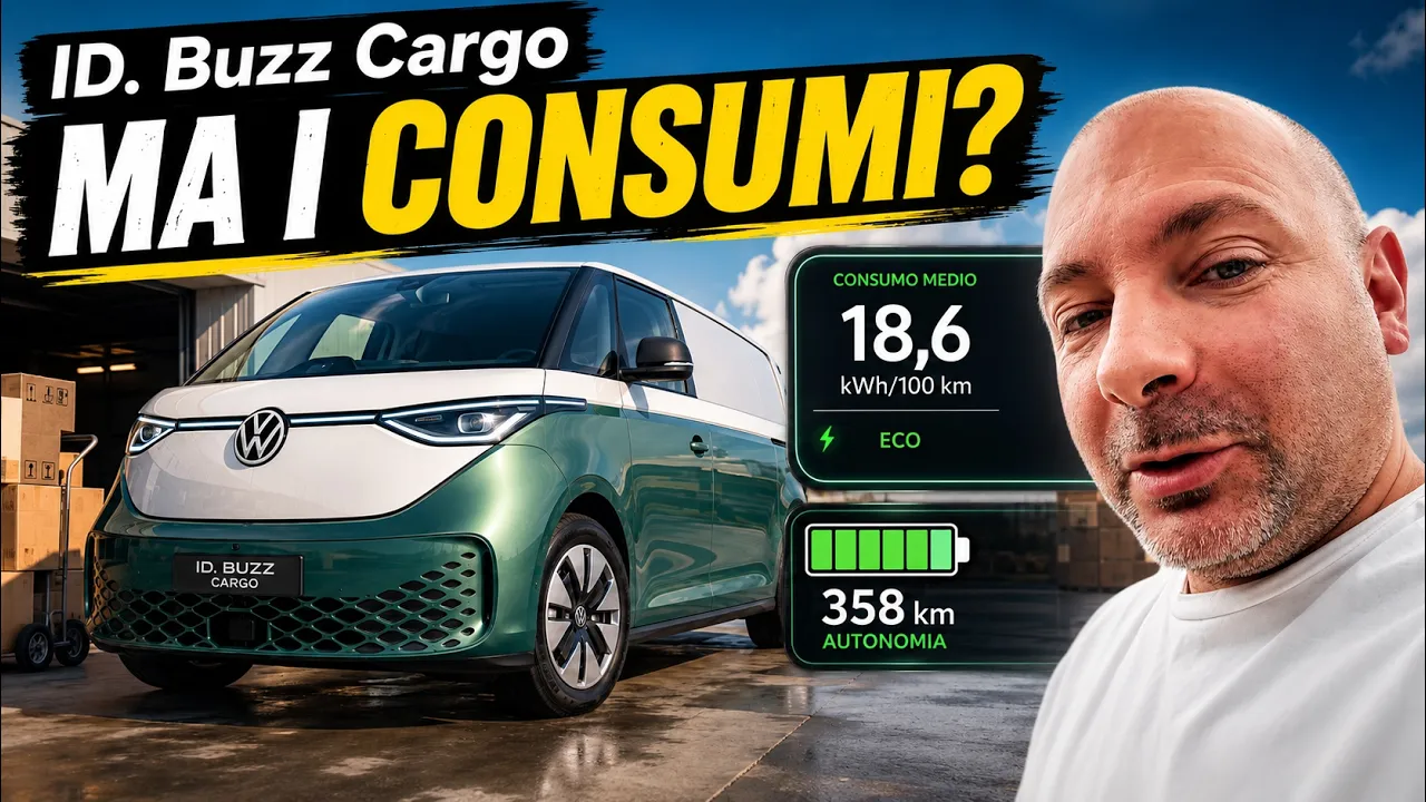 Il furgone elettrico più figo… ma i consumi? Volkswagen ID. Buzz Cargo