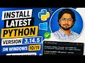 How to Install Python 3 14 5 on Windows Latest Python Tutorial 2026