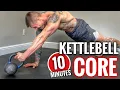 10 Minute Kettlebell Core Workout Follow Along