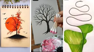 Easy Art Tips & Hacks || Cool Art ideasll Painting tutorials