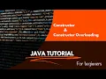 Constructor Constructor Overloading