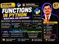 Python 51 Functions in Python Explained print vs return