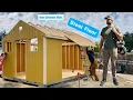 Building A 12x16 Shed start to finish