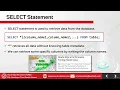 3 7 Retrieving Data Using SELECT Statements