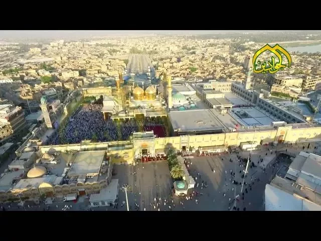 ⁣حصرياً تصوير من الطائرة لصلاة عيد الاضحى المبارك في العتبة الكاظمية المقدسة