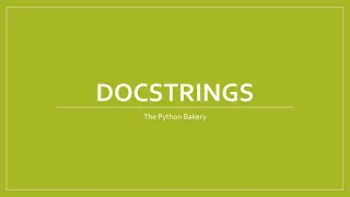 Lesson 2B2 Docstrings Amy