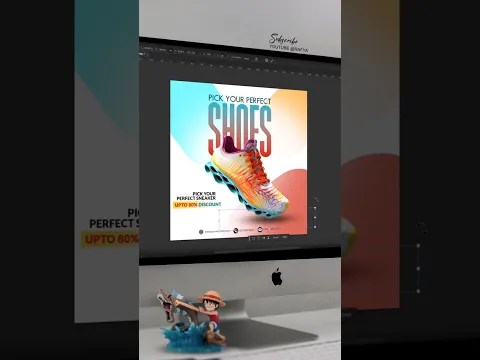 SHOES Poster Social Media Post Design #shoes #photoshop #poster