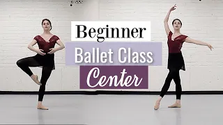 Beginner Ballet Class Center At Home Workout Kathryn Morgan 