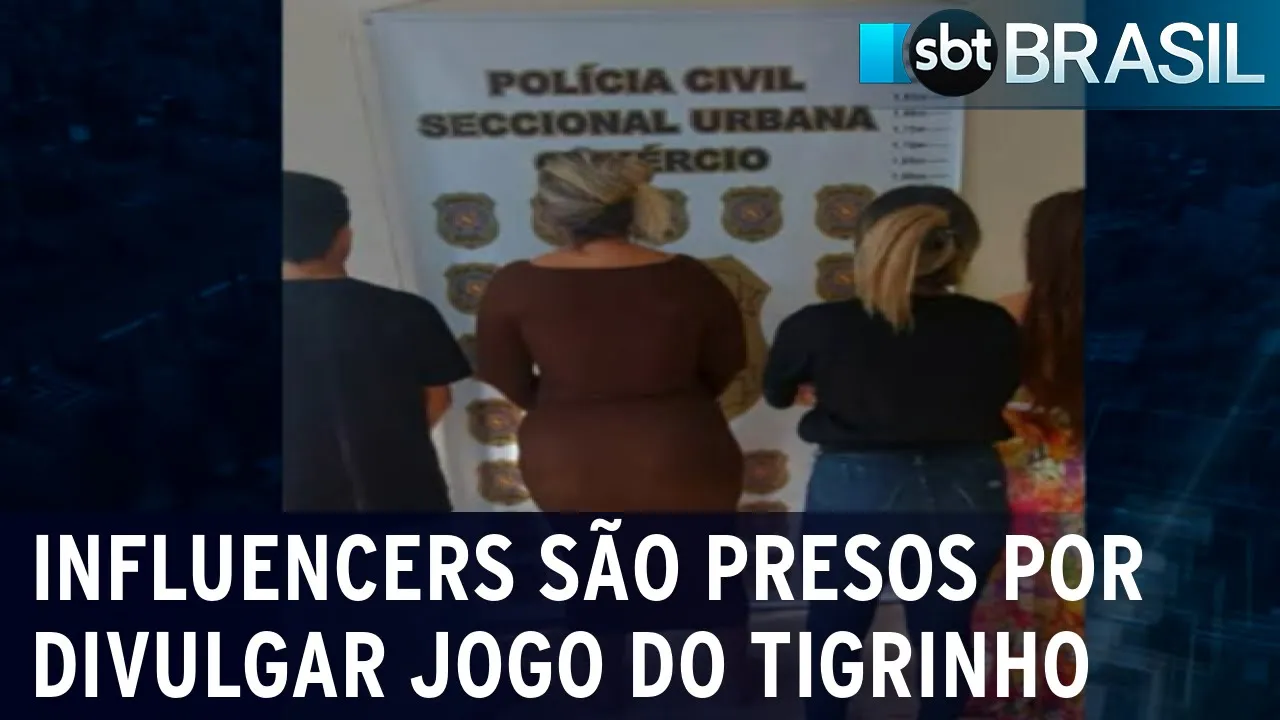 Influencers são presos por divulgação de jogos de azar | SBT Brasil (18/12/23)