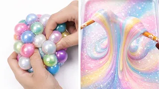 6 Hours Oddly Satisfying Slime Videos | Relaxing ASMR Sounds to Fall Asleep To