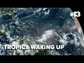 Tropics showing signs of life as Atlantic hurricane season nears it peak