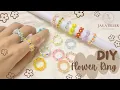 Tutorial - DIY beaded Flower Ring