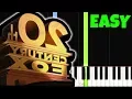 Download Lagu 20th Century Fox [Easy Piano Tutorial] (Synthesia/Sheet Music)