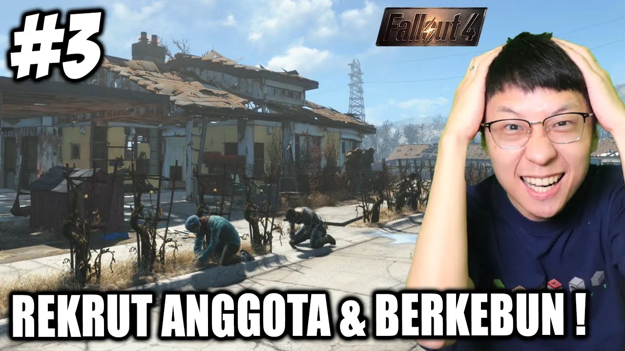 GAME INI KEREN PARAH! Bisa Bangun Pemukiman Warga & Bikin Perkebunan! - Fallout 4 Indonesia - Part 3