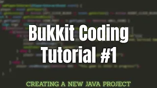 Bukkit Plugin Tutorial - Creating A New Java Project