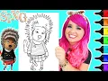 Coloring Ash from Sing Coloring Page Ohuhu Paint Markers
